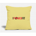 Sport Fitness Motivation Training Gift Washed Yellow Pillow